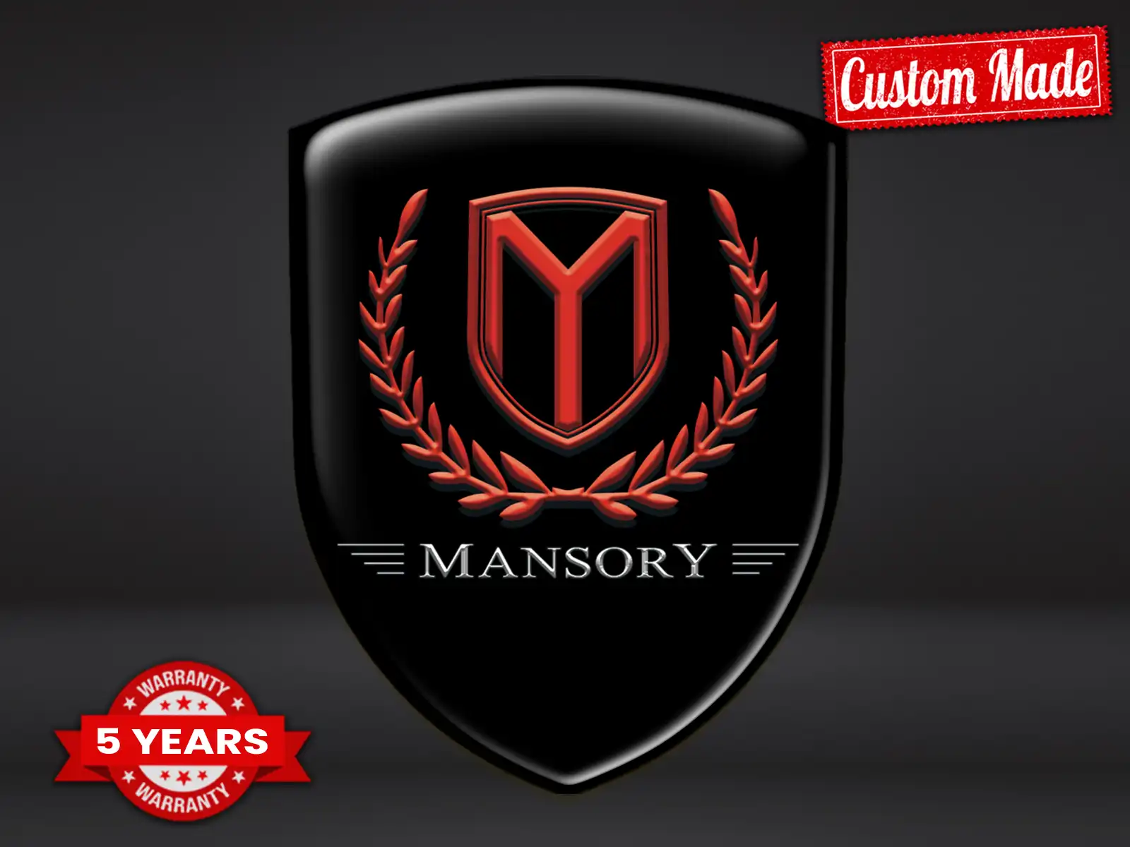 Mansory Heckscheibensticker Luxus Minimal Tuning Auto